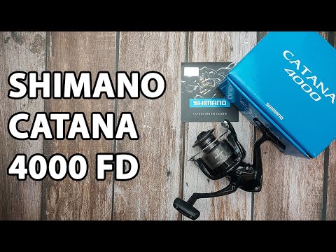Розпаковка: Котушка SHIMANO CATANA 4000 FD