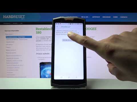 Restablecer ajustes de DOOGEE S80 - cómo borrar configuración
