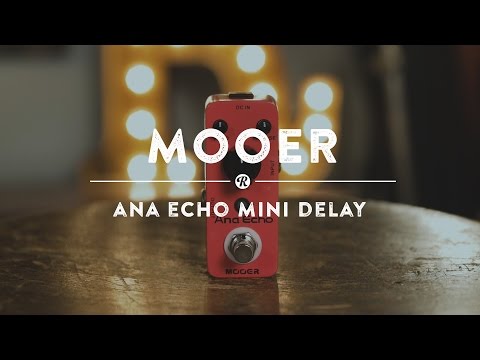 MOOER Ana Echo Mini Analog DELAY Guitar Effect Pedal Stompbox True Bypass Open Box Free Us Shipping image 4