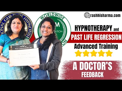 National Awarded Oncologist Talks About /75Hrs & 5Days Hypnotherapy & Past Life Regression Training