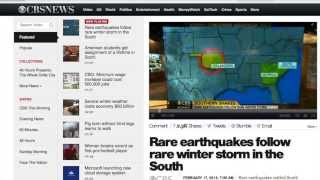 Rare Earthquakes Follow Rare Storm - Geo-engineering Disinfo