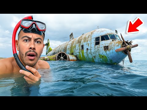 UÇAK BATIĞI ENKAZINA DALDIM!!