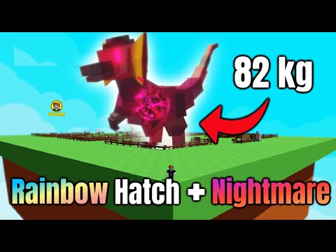 TRADING for my TITANIC Rainbow Hatch Dilophosaurus (82KG) Grow a Garden ROBLOX