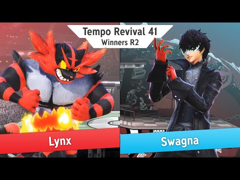 Tempo Revival 41 - Lynx (Incineroar) Vs. Swagna (Joker) - WR2 - Smash Ultimate