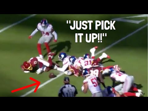 NFL Most INSANE Fumble Plays