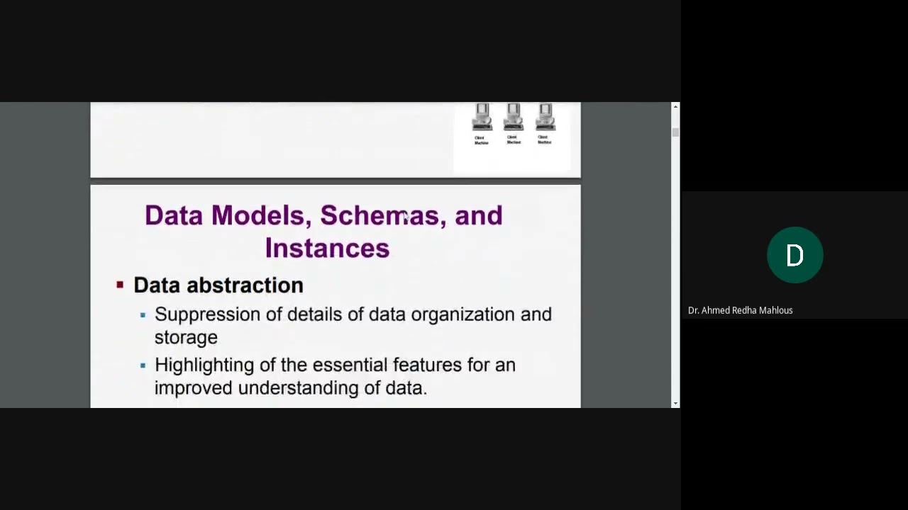 CH2-Database System Concepts and Architecture PART 1