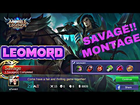 The Unkillable Phantom Knight , Leomord Perfect Gameplay - a7xmkII - Mobile Legends