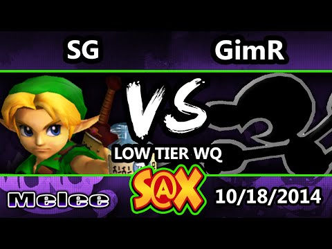 S@X Monthly - VGBC | GimR (G&W) Vs. SG (Young Link) SSBM Low Tier WQ - Melee