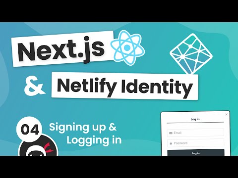 Next js Identity auth Tutorial 4 Signing Up Logging In
