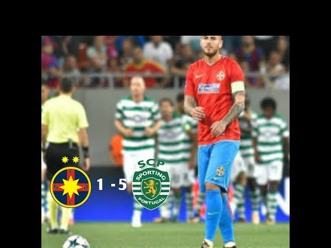 Steaua Bucuresti 1 - 5 Sporting Lisabona | REZUMAT HD