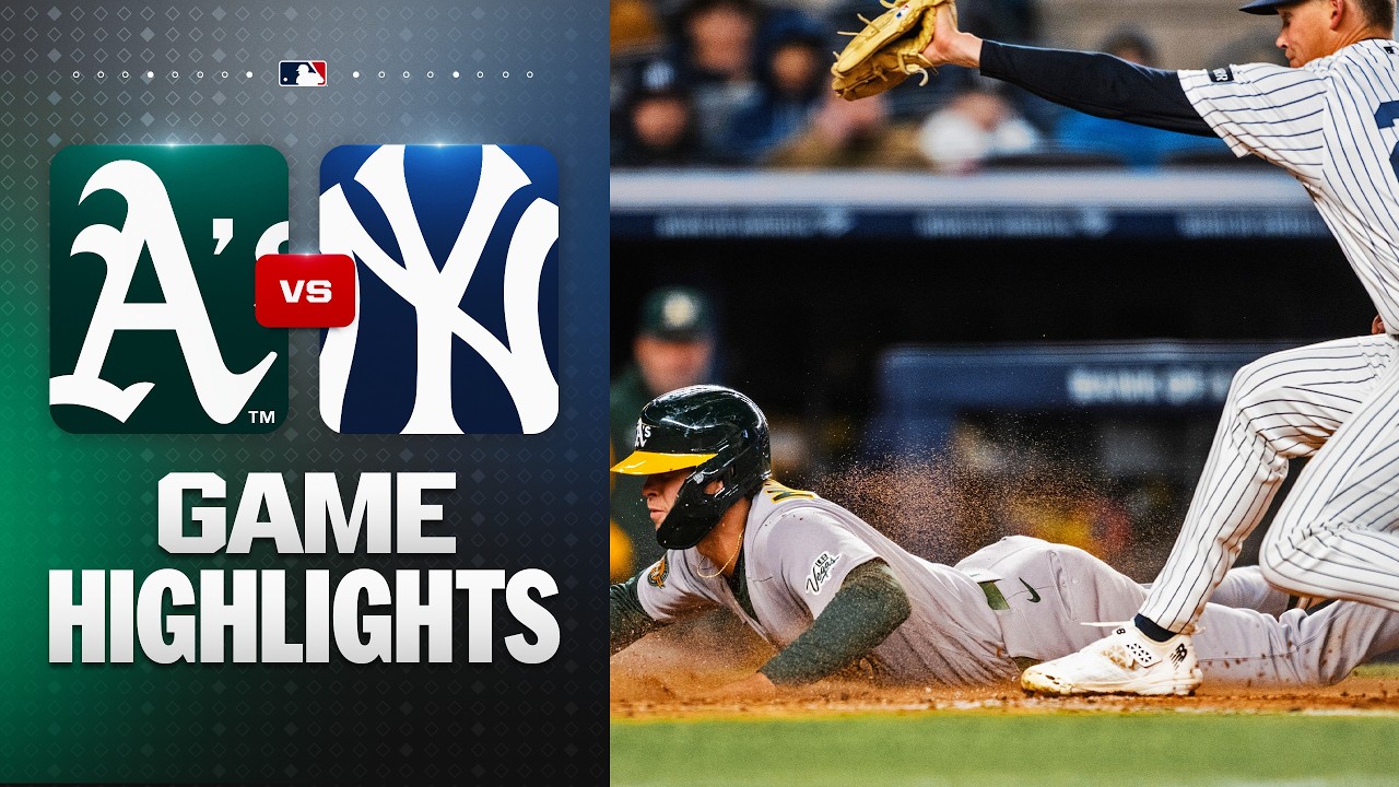 A's vs. Yankees Game Highlights (4/8/26) | MLB Highlights
