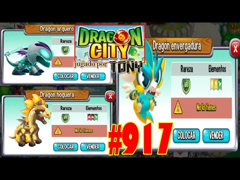 Dragon City "Capítulo 917 - Dragón Arquero, Dragón Hoguera y Dragón Envergadura" por Tony