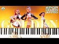 Full Kpop Demon Hunters Golden Piano Cover Sheet Music