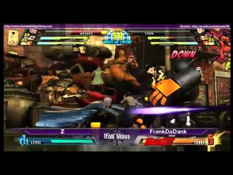 Tourneyplay March MvC3 Singles - Z vs FrankDaDank