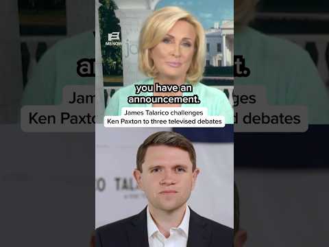 James Talarico challenges Ken Paxton to three televised debates