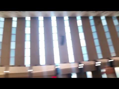 University of Iowa, organ prof practicing in the Voxman Music Buildling