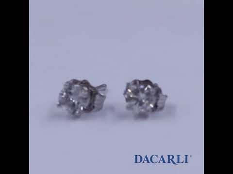 Diamond Stud Earrings 0.40ct Diamond Studs Set In Heavy White Gold Settings