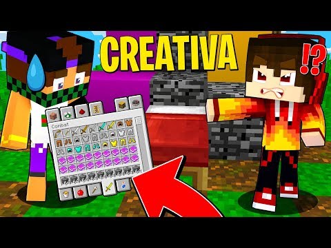 UN HATER SCOPRE CHE GIOCO UNA BEDWARS IN CREATIVA !! - Minecraft ITA