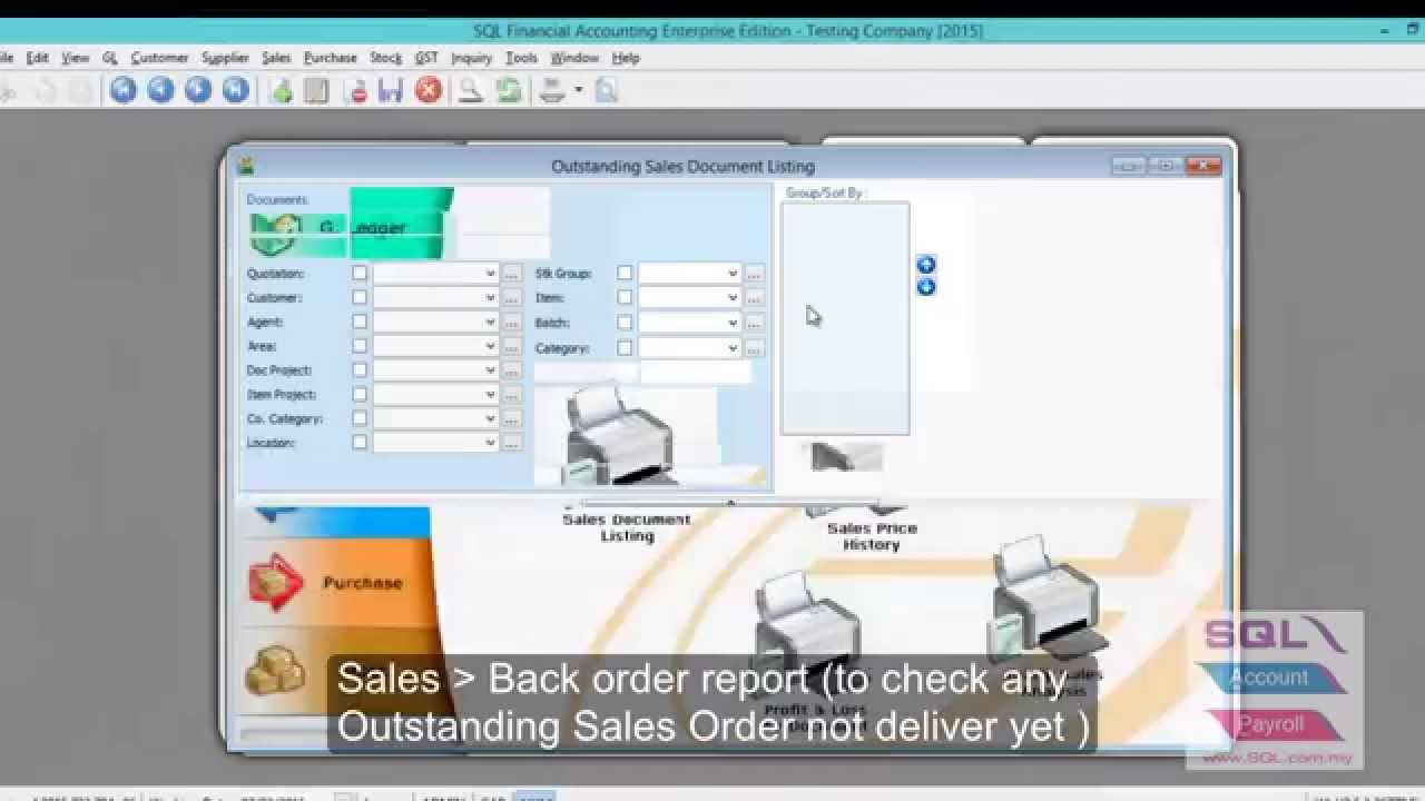 Sales Invoicing Sales Order
