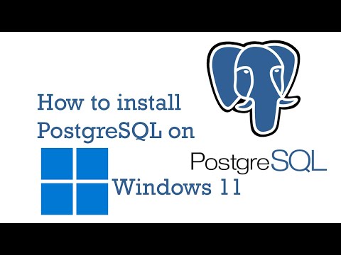 how to install postgresql and pgadmin4 on windows 11 step by step guide ...