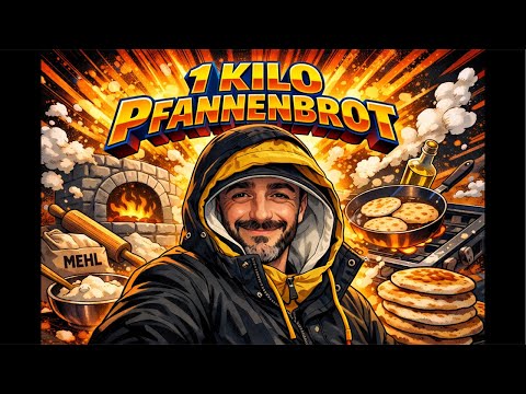 1 Kilo Pfannenbrot 🥖🔥