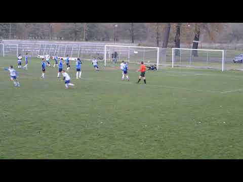 20191109 OLT Unia Wrocław I - Olympic III Wrocław gol Marcin Lubczyński rzut wolny