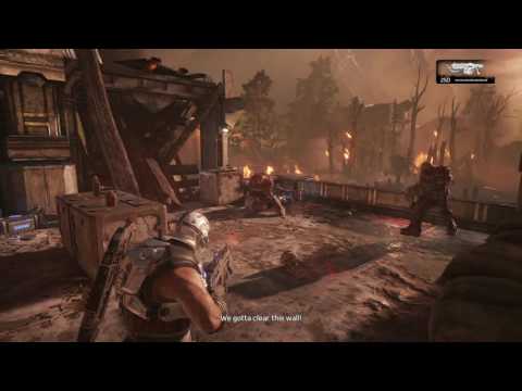 Gears of War 4 Campaign playthrough pt2 - Droppin' the Hammer on Locusts