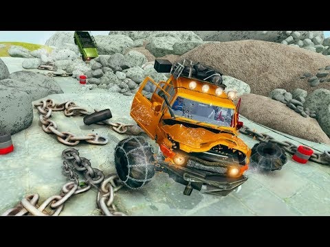 Jeep Crash Driving Sim:Beam Rock Crawling 2020 (by Gaming Speck) - Android Game Gameplay