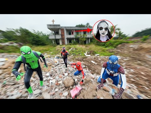 Pro 5 Spider-Man Escape from Evil Nun & Serbian Dancing in an Abandoned Monastery ( Action POV )