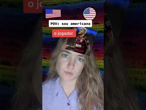 🇺🇸 AMERICANOS REAGINDO AO BRASIL 🇺🇸 #flamengo #futebol #eua #shortsbrasil #gringa #reagindo
