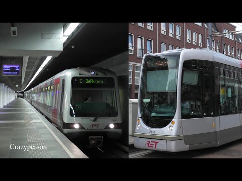 Metro Tram Bus Trein Rotterdam in Aug. 2020 #2