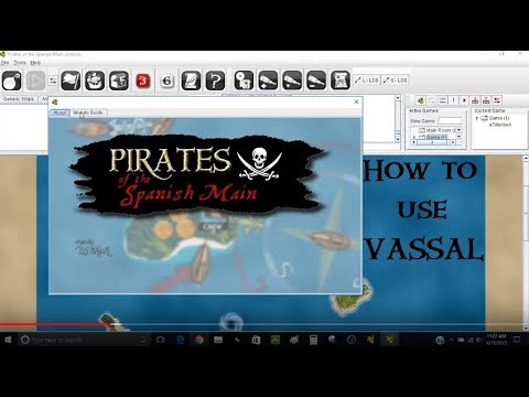 VASSAL tutorial - How to use the VASSAL module for Pirates CSG