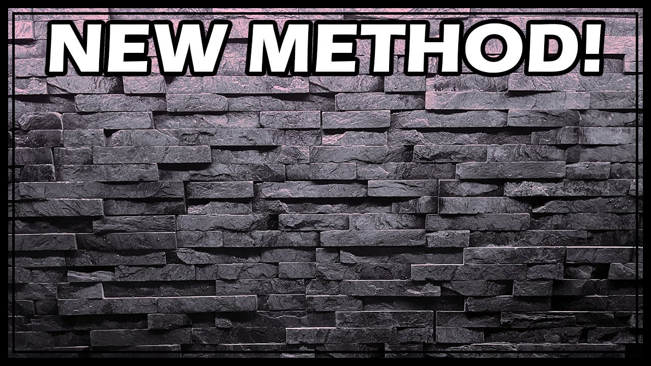 Veneer Stone Accent Wall Interior. DIY