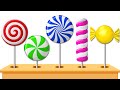 Learn Colors With Lollipops Candies Popping Ep 5 Best Learning Videos For Toddlers