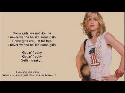 Madonna - Some Girls lyrics (MDNA new album 2012)