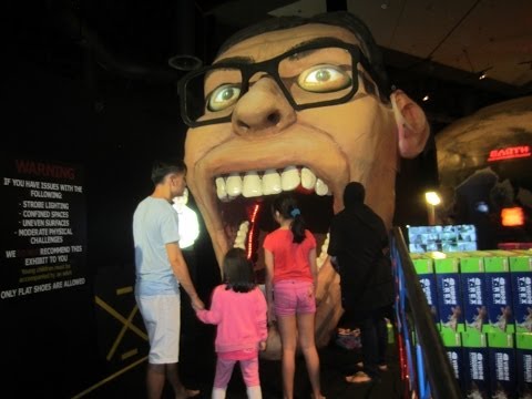 Human Body Experience at the Singapore Science Center, the Mouth in June 2014