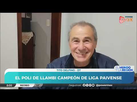 El polideportivo de Llambi Campbell campeón de liga paivense: Tito Delfino - DT