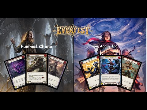 Who Rush Faster? Flesh and Blood Commoner Format. Jul's Pummel Chane vs Phua's Go Again Ira.