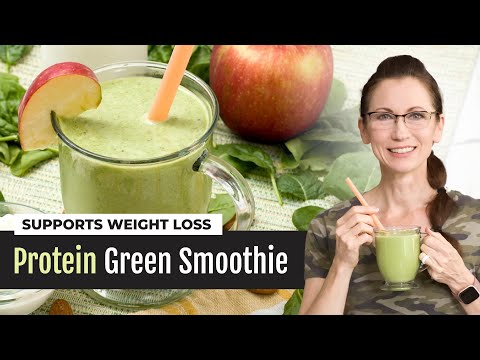 Healthy High-Protein Green Smoothie for Weight Loss