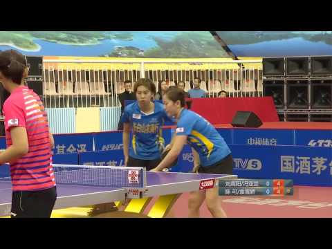 2016 China Super League: Liu Gaoyang/Feng Yalan VS Chen Ke/Yuan Xuejiao [Full Match/Chinese|HD]