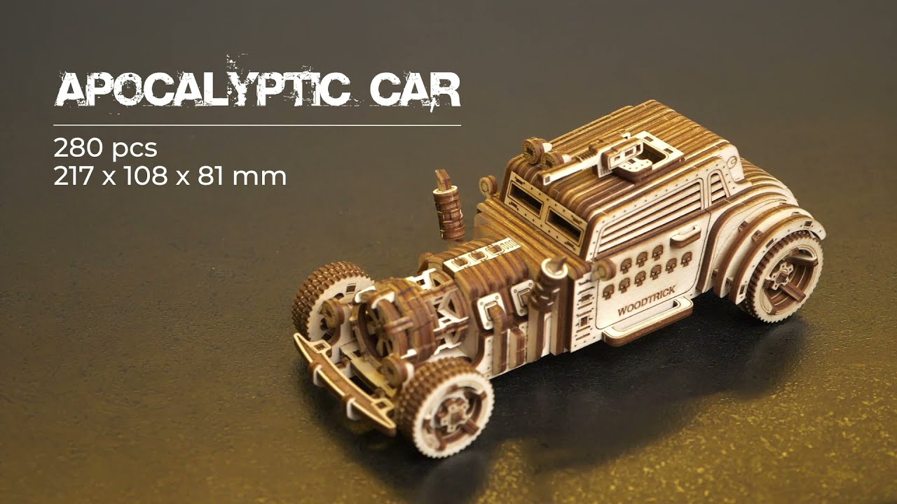 WoodTrick Bausatz Apocalyptic Car