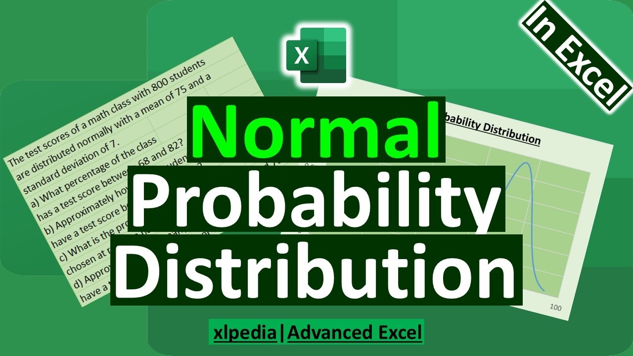 Normal Probability Distribution in Excel