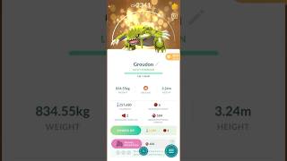 We nearly got a SHUNDO groudon!!! #pokemon #pokemongo #challenge #cool #collection #shinypokemon