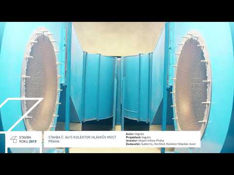 STAVBA ROKU 2019 - nominace - Stavba č  8615 Kolektor Hlávkův most, Praha