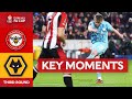 Brentford v Wolverhampton Wanderers | Key Moments | Third Round | Emirates FA Cup 2023-24