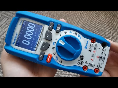 PeakTech P 3440 Graphical TrueRMS Multimeter with Data Logger - review and quick test