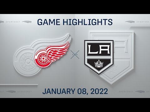 NHL Highlights | Red Wings vs. Kings - Jan 8, 2022