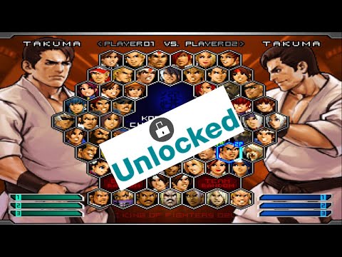 The King of Fighters 2002 Unlimited Match Unlock Characters [HD 60fps]