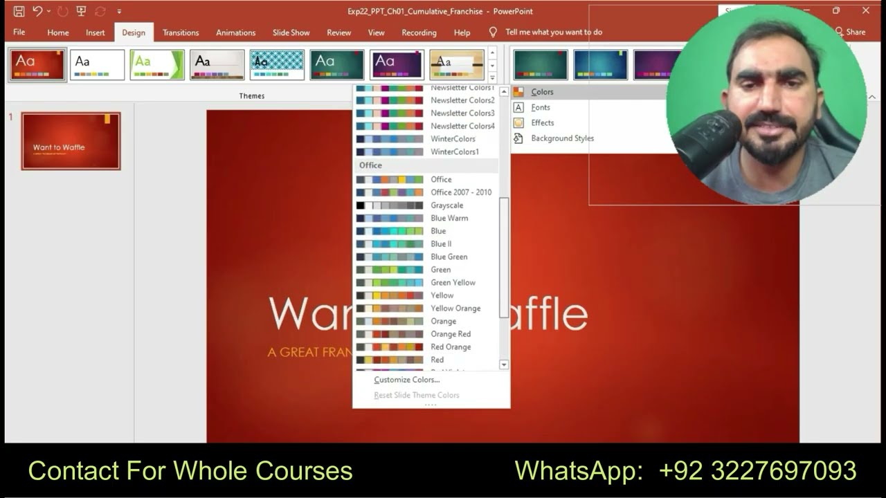 Exp22_PowerPoint_Ch01_Cumulative_Want_to_Waffle | Exp22 PowerPoint Ch01 Cumulative #Want to Waffle