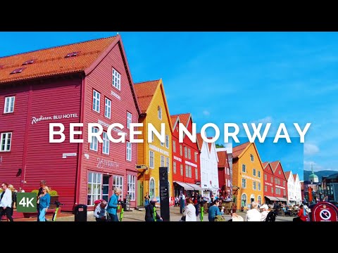 Bergen Norway 4K City tour | Places to visit in Bergen | 4K Bergen hdr 60fps